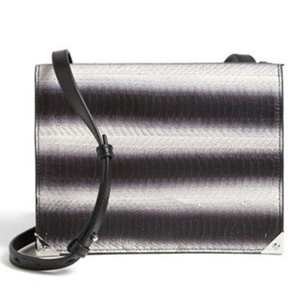RARE ! Alexander Wang Embossed Leather Crossbody Bag